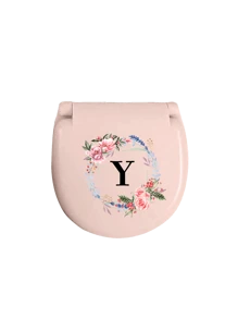 Wreath Name Initials Sewing Toolbox, Letters A-Z, Perfect Gift For Beginners In Sewing: 1 Portable Mini Sewing Set - Foldable, Diy Sewing Supplies And Accessories, Suitable For Travelers And Emergency Clothing Fixers, Mini Needle Box, Portable Small Needle Bag Sewing Tool Combination Set, Hotel Supplies (Pink),Sewing,Sewing Kit,Wedding,Sewing,Craft,Crafts,Sewing Items