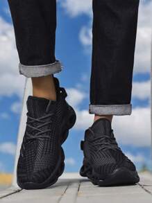 Men Sneaker Running Jogging Shoes Casual Sneakers Outdoor Breathable Mesh Men's Light Shock-Absorption Fashionable Tennis ,Breathable Running Shoes, Outdoor Walking Training Tennis Shoes