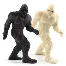 Realistic Animal Models Gorilla, Cobra, Python, Bigfoot Figures, Solid For Collection, Decor & Toys - Multicolor - View 7