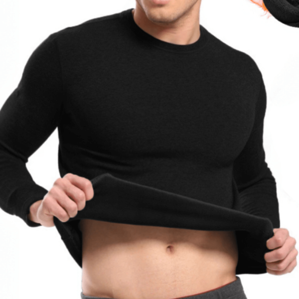 Blusa Masculina Peluciada Frio Manga Segunda Pele Térmica