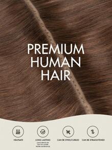 隐形孔 PU 发束真人发雷米发束人发颜色 60 铂金色直发人发束注射 PU 孔发束人发接发 - S60 - 查看 6