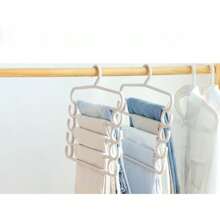 1/3pcs Creative Household Multi-Layer Storage Pants Rack, Colorful Multi-Function 5-Layer Towel Drying Rack,Spring,Minimalist,Summer Tops - Multicolor - View 8