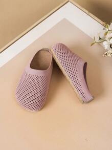 1 Pair Soft Bottom Comfortable Slippers, Suitable For Outdoor Wear - Pink - View 6