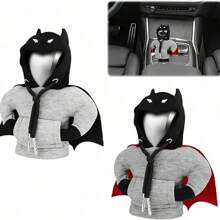Bat Shift Lever Collars Hoodie Car Gearshift Lever Cover Change Lever Sweatshirt Gearshift Cover Hoodie Gear Knob Sweater