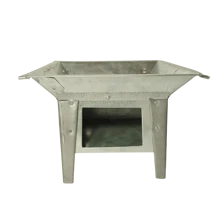 Anafre, brasero chico para carbón - Gris Claro - Ver 2