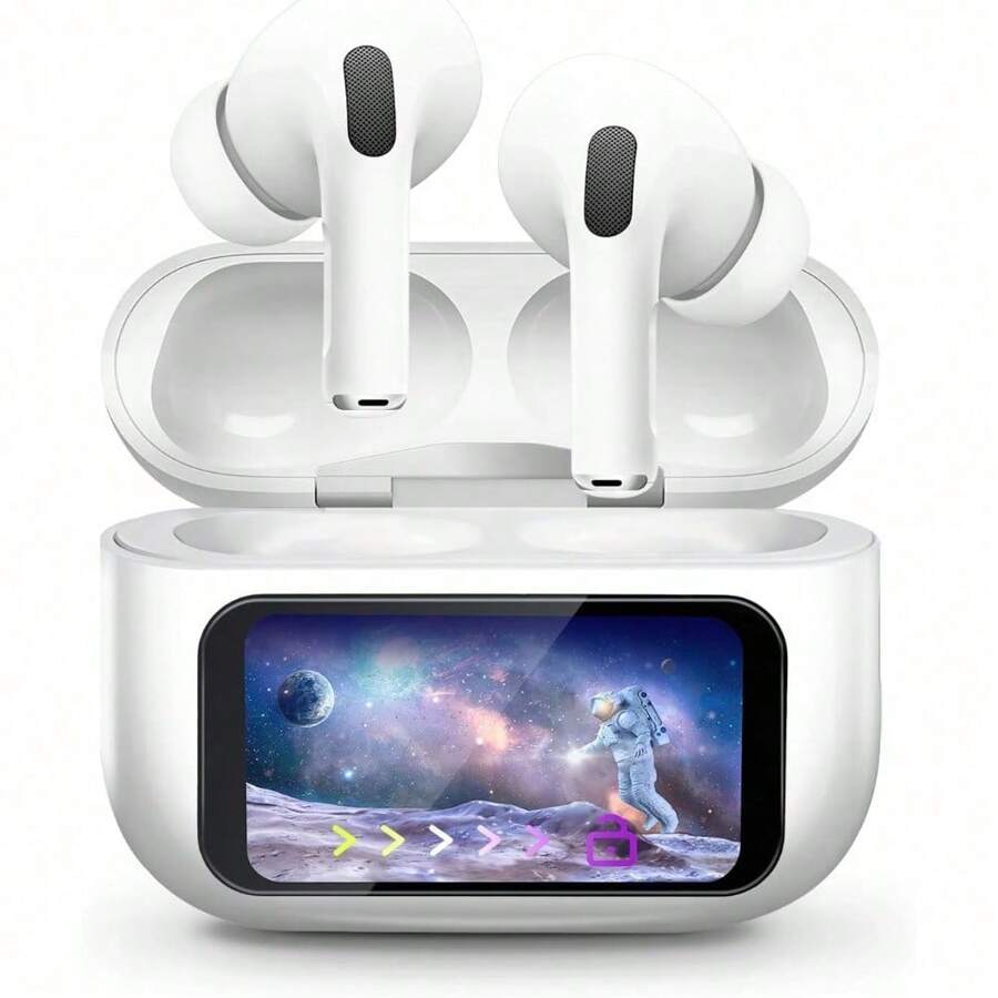 ANC Touch Screen Earbuds, Wireless Earbuds, ANC Earbuds Noise Cancelling Earbuds, Noise Cancelling In Ear Bluetooth 5.4 Earbuds, Bluetooth Earbuds With Microphone, Wireless Earbuds For IPhone/Android - 1 - Xem 1