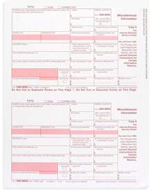 1099 MISC Copy A 2024 Federal Income Laser Tax Forms - Pack Of 25 Tax Recipients - trắng - Xem 2