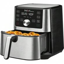 Instant Vortex Plus 6QT XL - Freidora de aire, 6 en 1, broils, deshidrata, patatas fritas, asados, recalienta, hornea para comidas rápidas y fáciles, más de 100 recetas en la aplicación, apta para - 1 - Ver 4