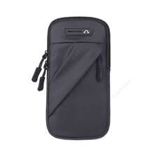 1 件手机臂带套、运动手机支架、钥匙卡夹、多功能腰包、迷你运动包、耳机线孔设计、反光防水面料、口袋跑步包、时尚腕包、户外装备包、手机袋、健身收纳袋、兼容 iPhone 和所有手机，适用于健身房跑步快走旅行徒步旅行骑行远足 - 彩色 - 查看 13