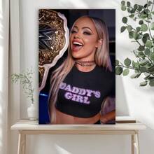 Framed Vintage Wrestling Poster Canvas Wall Art, Abstract Print For Bedroom, Office, Living Room, Cafe - New Year Gift, Perfect For Room Decor