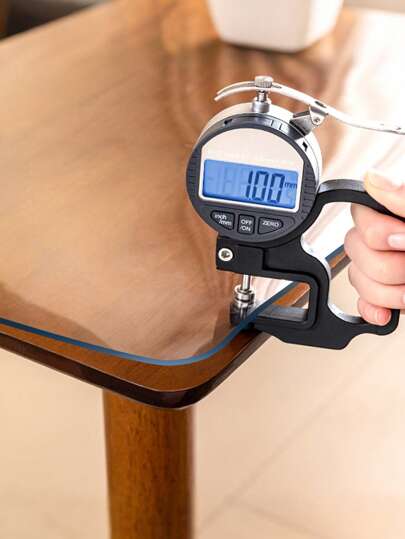 1 Piece PVC Transparent Tablecloth, Transparent Dining Table Protective Film, 1.0 Mm Thick Waterproof, Oil-Proof, Scratch-Resistant, Heat-Resistant Table Cover, Dining Table Surface Protective Film, Suitable For Home, Hotel, Dining Table, Coffee Table, Home Use