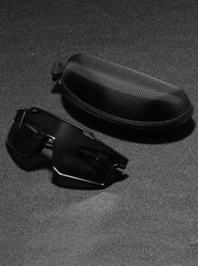 1 件男士运动眼镜，户外山地自行车护目镜，适合所有季节的徒步旅行和散步眼镜，轻松舒适休闲装户外骑行眼镜，适合夏季海滩度假、户外、旅行 - 黑色 - 查看 3