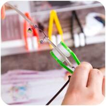 6 Peças Clipe Portátil para Limpeza de Óculos, Kit de Ferramenta de Limpeza de Óculos Multifuncional, Limpador de Óculos de Moda Miniatura para Tela de Telefone, Lente de Câmera, Escova, Pano de Microfibra, Adequado para Estudantes, Homens, Mulheres, Idosos - Multicolorido - Visão 8