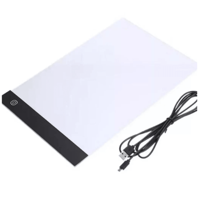 Mesa Com Luz Led De Desenho Cabo USB Para Papel A4 Transposição Três Tonalidade