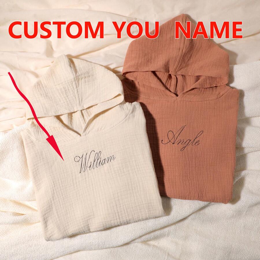 1pc Personalized Embroidered Name Beach Towel, Lightweight Quick-Drying Bath Towel For Swimming, Bathing, Beach - Multicolor - View 1