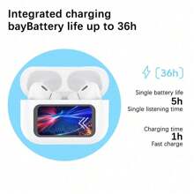 ANC Touch Screen Earbuds, Wireless Earbuds, ANC Earbuds Noise Cancelling Earbuds, Noise Cancelling In Ear Bluetooth 5.4 Earbuds, Bluetooth Earbuds With Microphone, Wireless Earbuds For IPhone/Android - 1 - Xem 2