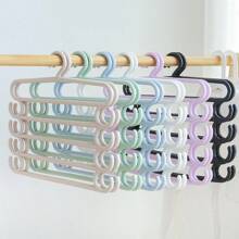 1/3pcs Creative Household Multi-Layer Storage Pants Rack, Colorful Multi-Function 5-Layer Towel Drying Rack,Spring,Minimalist,Summer Tops - Multicolor - View 3