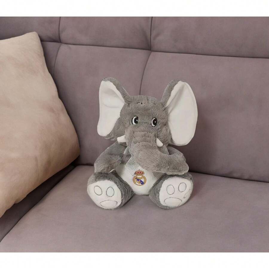 Real Madrid 皇馬大象毛絨玩具 25 超柔軟安全 - 皇馬大象毛絨玩具 25 蓬鬆填充且易於清潔 ⚫ 免費送貨 ✅ 24/48 小時送貨到西班牙（大陸） - 彩色 - 查看 1