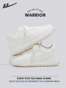 WARRIOR Warrior Women's Skateboarding Shoes Spring And SummerLightweightComfortableBreathableModest Style Casual Yet SleeksneakersApplicable Throughout The Yearwear-ResistingAll-Day WearTraining SneakersRunning ShoesLittle White Shoes