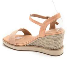 Summer Casual Versatile Simple Wedge Sandals - Orange - View 3