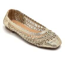 Lässige, vielseitige Flache Schuhe mit Hohlmuster, Sommer - Gold - Übersicht 1