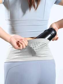 2 pezzi Marsupio da running per maratona, Borsa per cellulare ad alta elasticità, Fascia addominale traspirante per le corse mattutine e serali