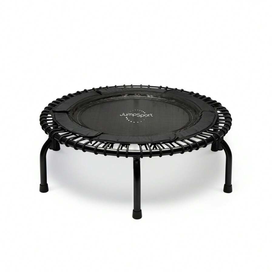 250 Workout Rebounder For Adults, 39" | ESSENTIAL | Mini Exercise Fitness Trampoline | Black - Black - View 1