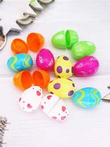 1pc/6pcs/12pcs Easter Colorful Foam Bead Rabbit & Carrot Shaped Realistic Ornament, Easter Holiday Decorations