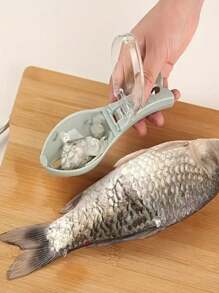 Raspador com coletor de escama de peixe/Retira escamas/DESCAMADOR de PEIXE - Multicolorido - Visão 9