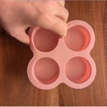 Silicone Egg Mold Pancake Top Baking Tray For Air Fryers, Reusable Silicone Air Fryer Egg Mold, Non Stick Air Fryer Baking Tray, Baking Silicone Pancake Pot, Hamburger Bread Pot, Air Fryer Accessories - Multicolor - View 7