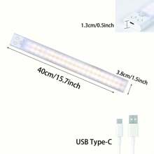 1 pièce Veilleuse sans fil ultra-mince avec détection de mouvement, lumière murale rechargeable par USB pour la nuit, pouvant être utilisée dans des scénarios tels que se lever la nuit - Blanc - Voir 12