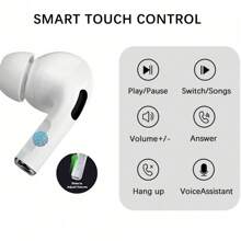 ANC Touch Screen Earbuds, Wireless Earbuds, ANC Earbuds Noise Cancelling Earbuds, Noise Cancelling In Ear Bluetooth 5.4 Earbuds, Bluetooth Earbuds With Microphone, Wireless Earbuds For IPhone/Android - 1 - Xem 4