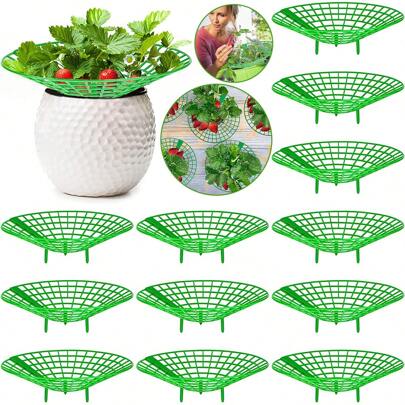 5/10pcs Strawberry Supports, Anti-Rotting Fruit Support Frame, Plant Growing Trellis, Home Garden Supplies