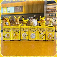 pokemon Figurine de décoration de bureau de voiture Pikachu de 4e génération, ornemental, mignon, attaque puissante, cadeau d'anniversaire, de remise des diplômes, de décoration scolaire, de décoration de dortoir, de rentrée scolaire