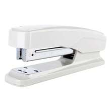 Grapadora de Modo Dual M&G, Grapadora Metálica Duradera para Negocios # 12 Suministros de Oficina Paquete Individual Negro/Gris Ajustes - Blanco - Ver 1