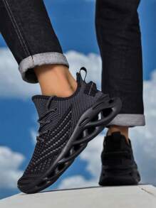 Men Sneaker Running Jogging Shoes Casual Sneakers Outdoor Breathable Mesh Men's Light Shock-Absorption Fashionable Tennis ,Breathable Running Shoes, Outdoor Walking Training Tennis Shoes