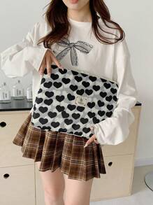 笔记本电脑包平板电脑包 11 英寸/14 英寸电脑包笔记本电脑包红色心形图案卡通可爱防水便携式电脑保护套小包文件袋笔记本电脑内胆包电脑携带 11 13 14 15.3 15.6 英寸便携式桌面保护袋适用于 Mac Book HP ASUS 适用于平板电脑手提包保护套 9-11 英寸适用于 iPad Air 4 5 Pro 11 Mini 5 6 iPad 保护套防震袋 - 紅色 - 查看 7