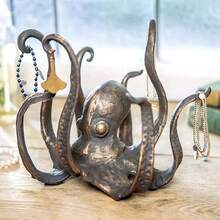 Vintage Nautical Octopus Coffee Mug And Tea Cup Holder - Perfect For Beach House Kitchen And Bar Decor - Default - View 4