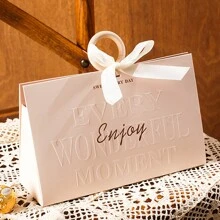 1 件便携式礼品盒包装盒适用于婚礼伴娘，INS 风格空盒，适用于礼物、零食和送给朋友和家人的礼物