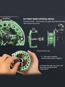 SOUGAYILANG High-Quality Precision Die-Cast Fly Reels 5 Colors Size:5/6,7/8 Perfect Blend Of Strength And Smoothness Unleash Your Angling Potential Engineered For Superior Performance