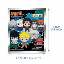 Viz Media 1个火影忍者官方授权3D动漫人物系列3D包夹，随机赠送一个火影忍者角色（鸣人、佐助、佩恩、卡卡西），动漫迷生日派对礼物 - Series5 - 查看 3