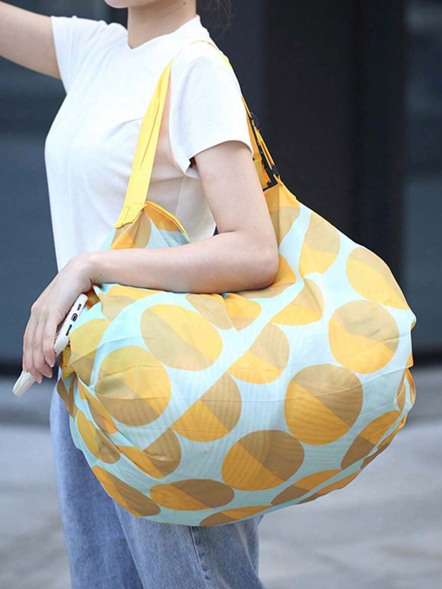 Fashionable Foldable Practical Tote Shopping Bag Travel Bag