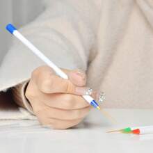 3 pezzi/set Pennelli per arte delle unghie, Set di 3 pennelli multiuso per arte delle unghie sottili, medi e spessi, per arte di unghie, disegno di fiori e bordatura