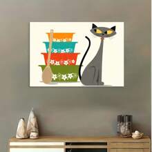 1 Pc Christmas , Valentine's Day, Wooden Framed Canvas Painting -  Thickness 2.25cm/0.9inch,Valentine's Day Decorations At Home,Valentine's Day,New Year,Home Gift Decoration, Room Decoration Aesthetic, Wall Decoration Art, Perfect Gift, Autumn And Winter Wall Decoration, Living Room Decoration, Bedroom Decoration, Kitchen Decoration, Entry Decoration, Bathroom Decoration, Direct Wall Painting, High Quality Wall Painting Poster