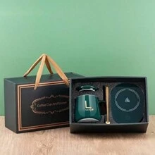 Taza Con Calentador muy eficiente Café Té Leche - Verde - Ver 2