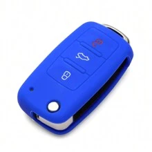 Silicone Key Case For VW Polo Passat B5 Golf 4 5 6 Jetta Mk6 Tiguan Golf CrossFox Plus Eos Scirocco Car Key Cover