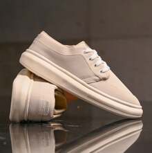 Men Sneakers - 米色 - 查看 2