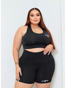 Conjunto Top e Shorts  Plus size  Academia Los Angeles