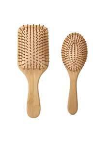 Home Shun Hair Beauty Wooden Airbag Comb, Massage Comb, Handheld Labor Saving Round Head Bamboo Teeth Not Hurt Hair Ladies Long Hair Home Rubber Air Cushion Comb Gift, Wear Resistant, Massage Large Comb, Long Hair Massage Comb, Anti-Static Airbag Wooden Comb.