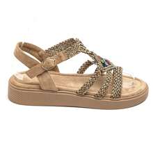 Casual Versatile Wedge Sandals, Summer - Khaki - View 3